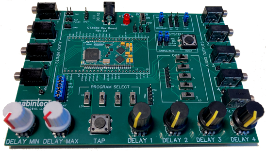 A green circuit board with black knobs and white buttons

AI-generated content may be incorrect.